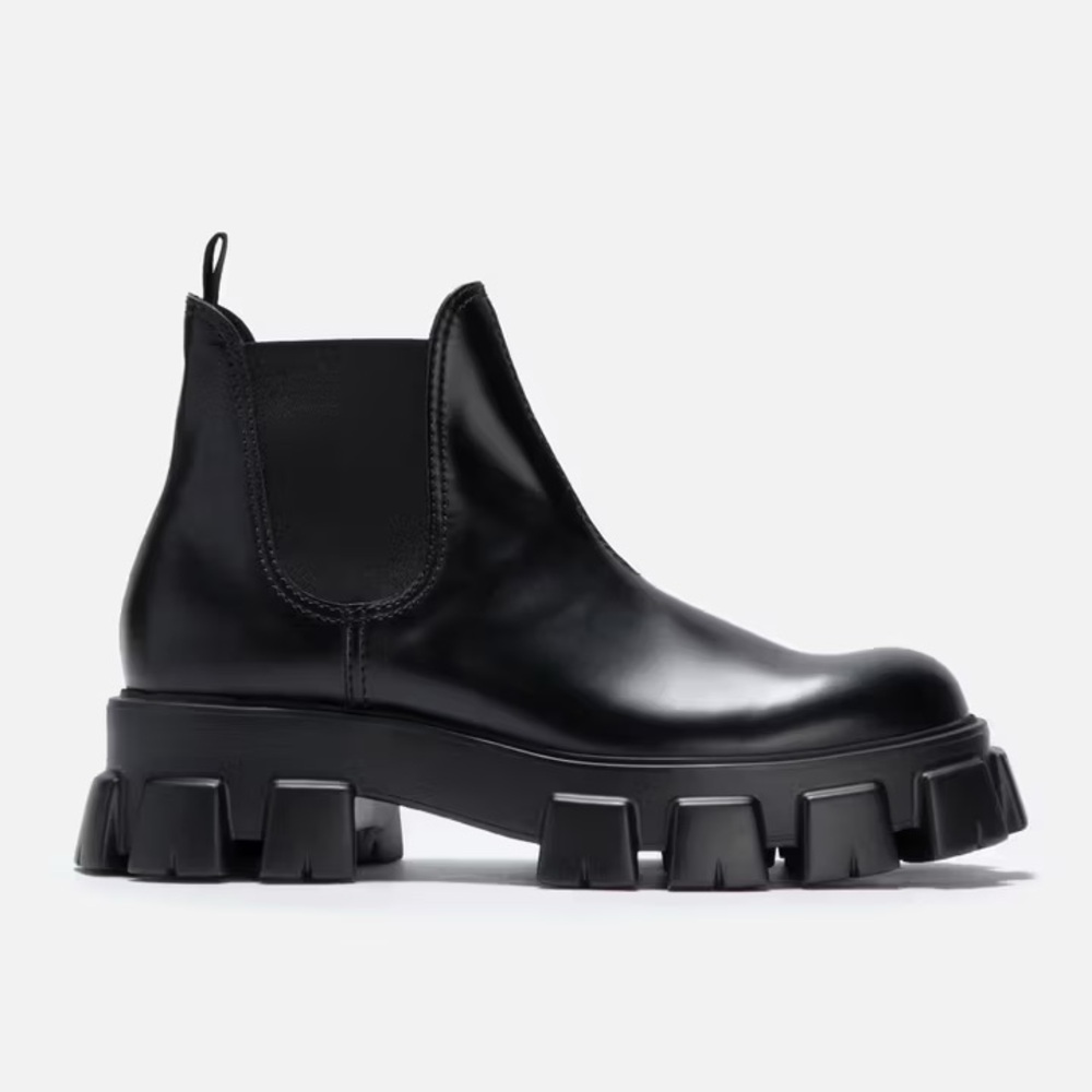 Prada Monolith Chelsea Boot- With Box & Duster